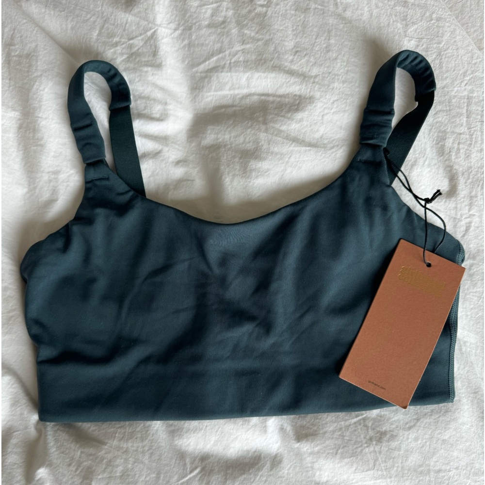 NWT Girlfriend Collective Ellie clip nursing bra in moss size s